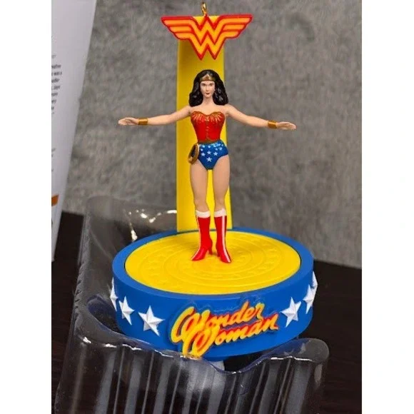 Hallmark Keepsake 2025 Wonder Woman Magic Sound Motion Ornament Jaye Wiley NEW