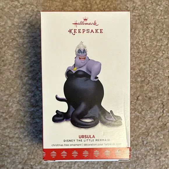 Hallmark Keepsake Disney Little Mermaid Ursula Christmas Ornament 2017 limited