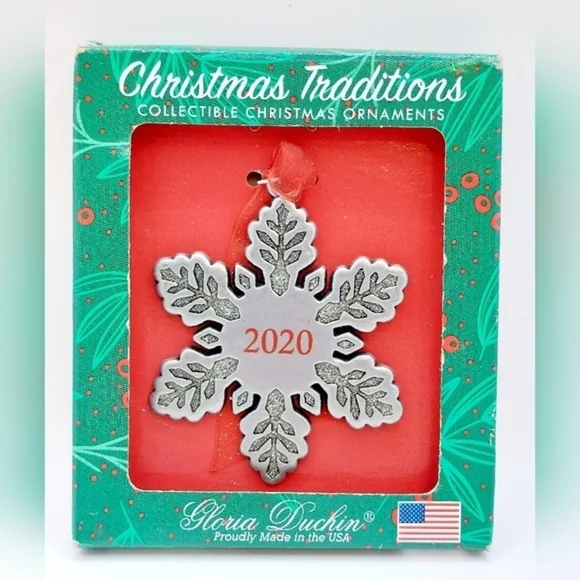 2020‎ Gloria Duchin Collectable Christmas Ornament NIB