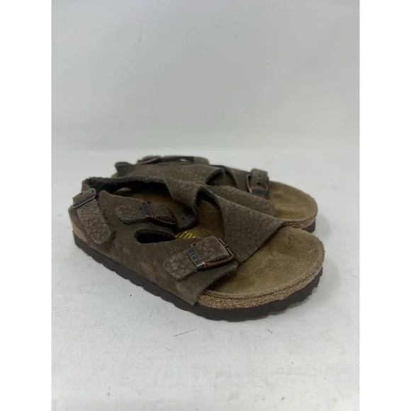 Birkenstock *‎ Kids * Milano Sandals * Size 9-9.5 * Mocha *