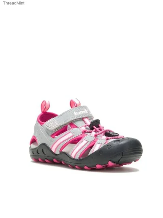 Unisex Kids Crab Sport Sandal Athletic Hook and Loop Strap