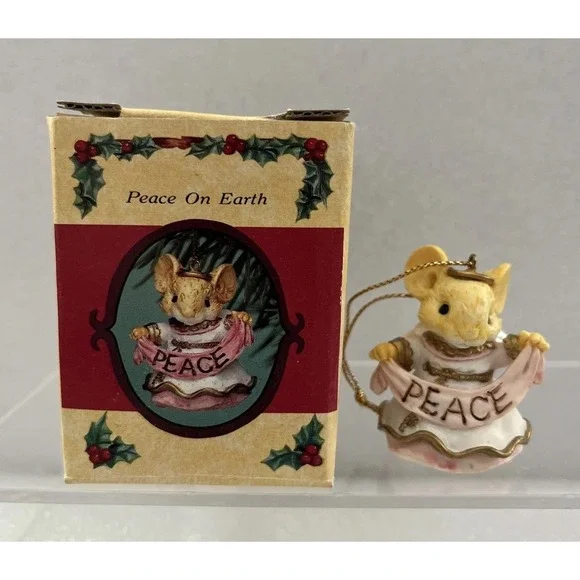 Ganz Little Cheesers‎ 1993 Peace on Earth #05393 Vintage Collectible Ornament