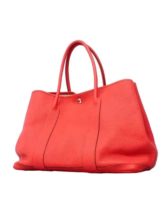 Hermes Tote Garden Party PM Negonda Bougainvillea Silver