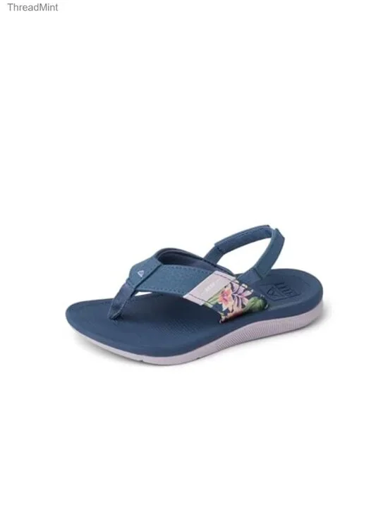 Girls Water Resistant Flip Flop Sandals with EVA Footbed
