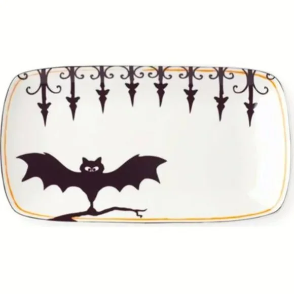 Lenox Hors d'Oeuvre Tray Eternal‎ Halloween 13 3/4