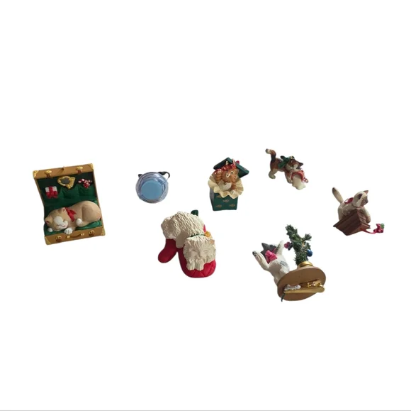 7 Hallmark Mischevious Kittens Ornaments