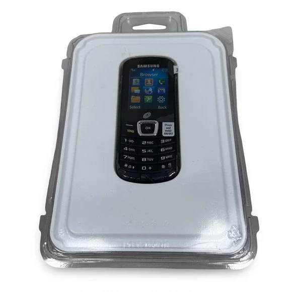 Samsung‎ SGH-S150G Prepaid Cellular Cell Phone Black New in Package