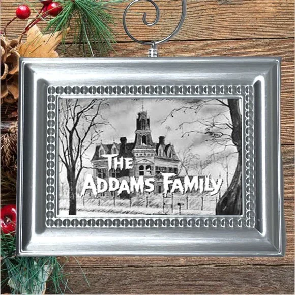 The Addams Family TV Show Memorabilia Retro Nostalgic Christmas Tree Ornament‎