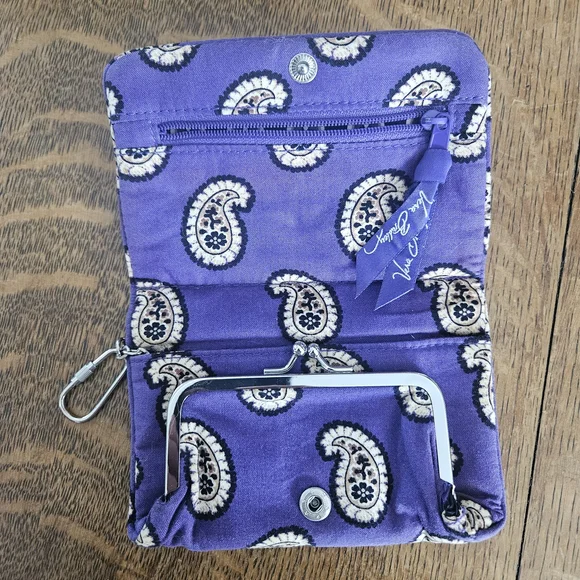 Vera Bradley Purple Paisley Wallet