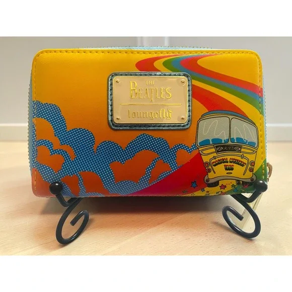 Loungefly Officially Licensed The Beatles Magical Mystery Tour Wallet NWOT