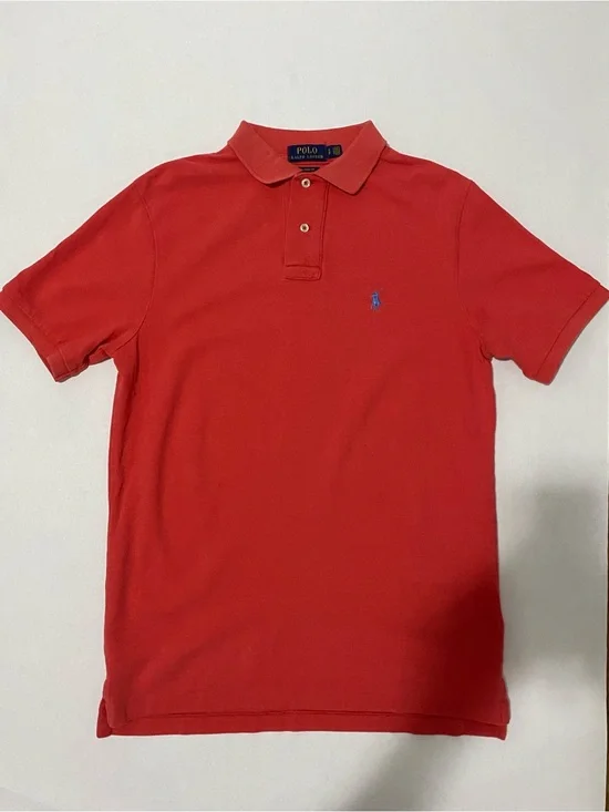 Polo by Ralph Lauren Red Men's Classic Mesh Polo Shirt Size S Classic Fit