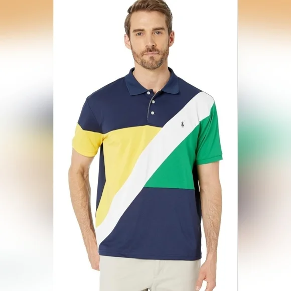 Ralph Lauren Performance Polo Men Chariots Classic Fit Golf Shirt Large NWOT