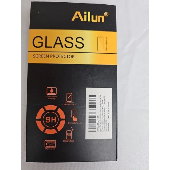 Ailun Glass Screen Protector 6.1 Inch Display for iPhone 13/13 Pro/ 14 St 2-Pack