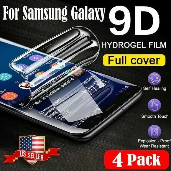 4 Pack HYDROGEL Screen Protector Premium Quality for Samsung Galaxy S22