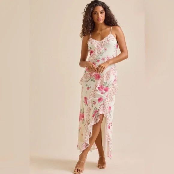 NWT Altar’d State Chrissy Floral Maxi Dress