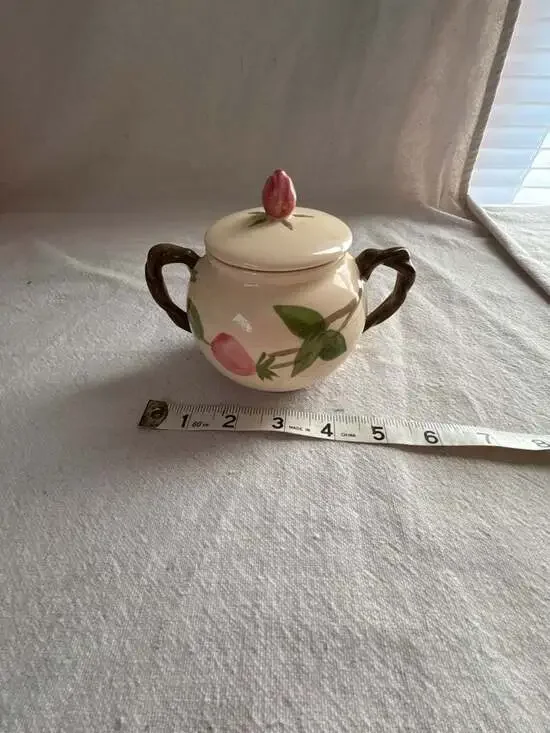 Franciscan Desert Rose Sugar Bowl With Lid