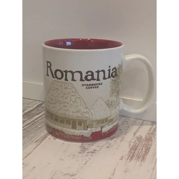 Starbucks Global Icon Romania 16oz With Sticker