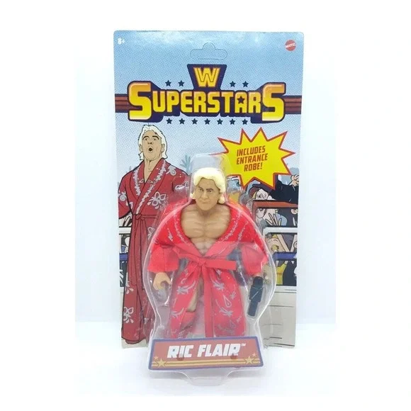 WWE Superstars Ric Flair Retro Action Figure Mattel Series 1 Brand New‎ on Card
