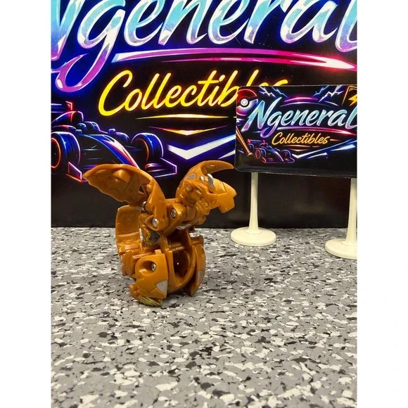 Bakugan Subterra Neo Dragonoid 600G Bronze Gold Transforming Figure 2009