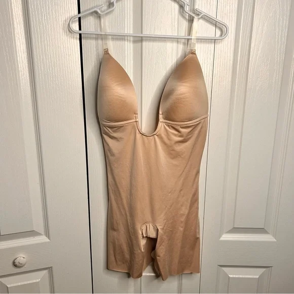 SPANX Women’s Suit Your Fancy Plunge Low-Back Mid-Thigh Bodysuit‎ Size XL NWOT