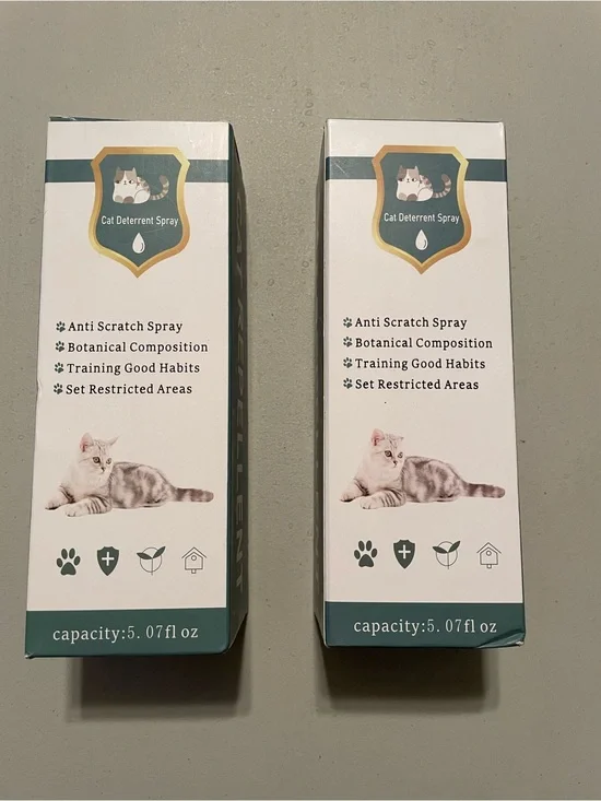 - Anti Scratch Botanical Cat Deterrent Spray Bundle X2 New