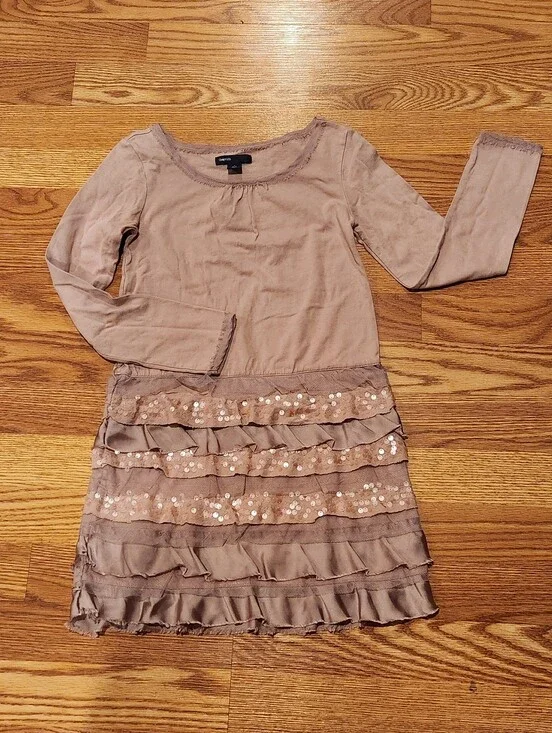 Gap Kids Pink/Taupe Skirt - Small (6-7)