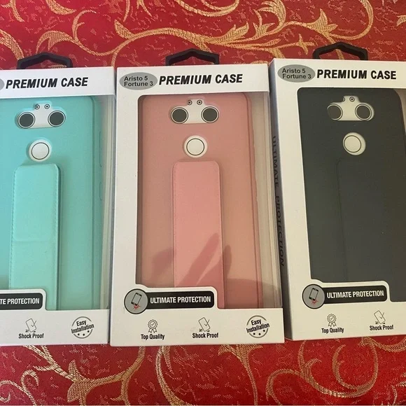 3 for $20 LG Aristo 5 / Fortune 3 Premium Shockproof Phone Case - Black