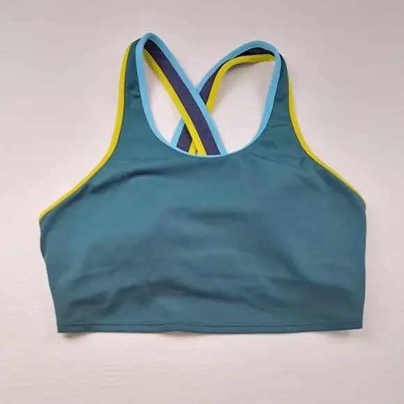 Cotopaxi Sports Bra Womens Small Multicolor Colorblock Crossback Gym Yoga