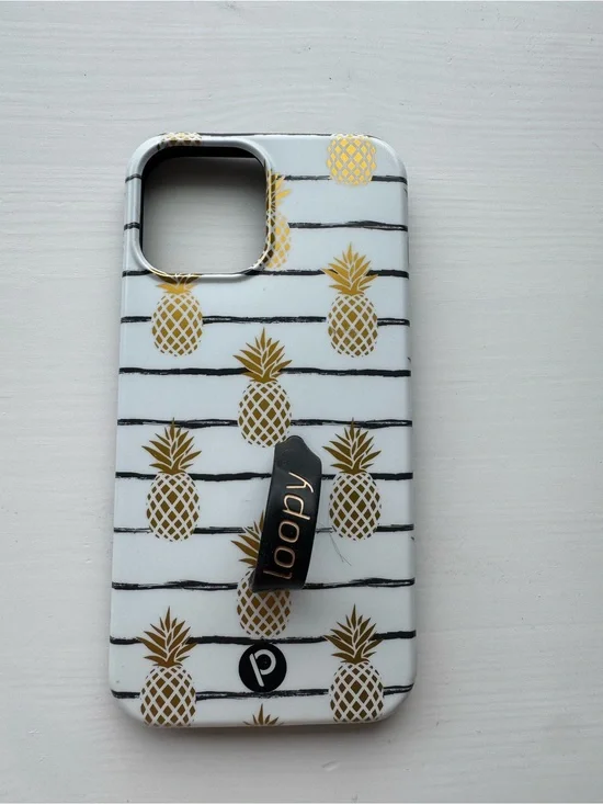 Loopy Case Gold Pineapple — iPhone 12 Pro Max