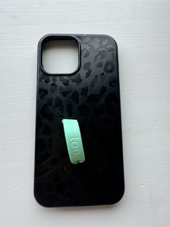 Black Leopard loopy Phone Case — iPhone 12 Pro Max