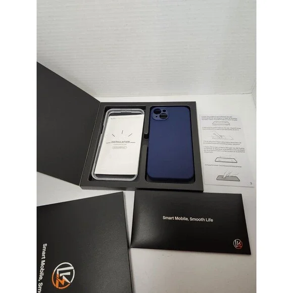 Lk Design Phone Case And 2 Screen Protectors For Iphone 14 Max/14 Plus