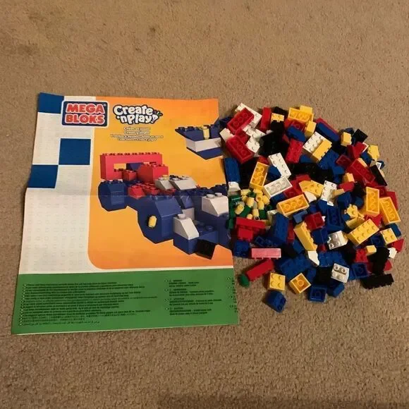 Mega Bloks Create ‘N Play 187 Piece Play Set Not Complete