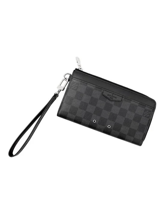 Louis Vuitton Wallet Damier Graphite Zippy Dragonne Black
