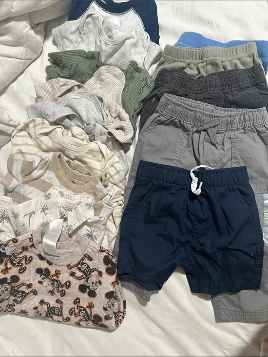 Carter's Navy Pull-On Kids Shorts with Drawstring