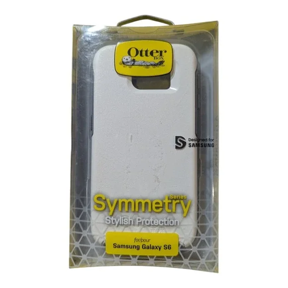 H2. OtterBox Symmetry‎ Series Case for Samsung Galaxy S6 - White/Gray