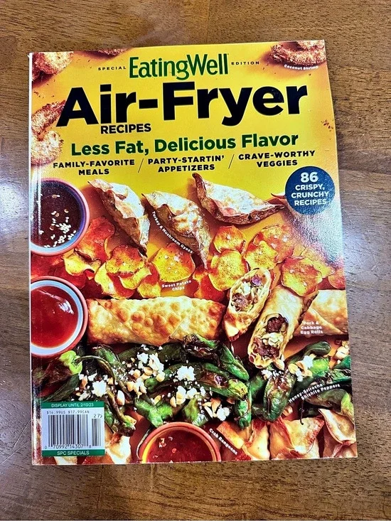EatingWell Air-Fryer Recipes Cookbook Magazine