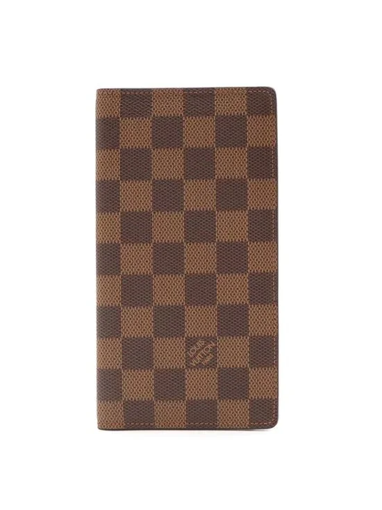 Louis Vuitton Damier Porte Valeurs Cartes Credit Bifold Long Billfold Wallet