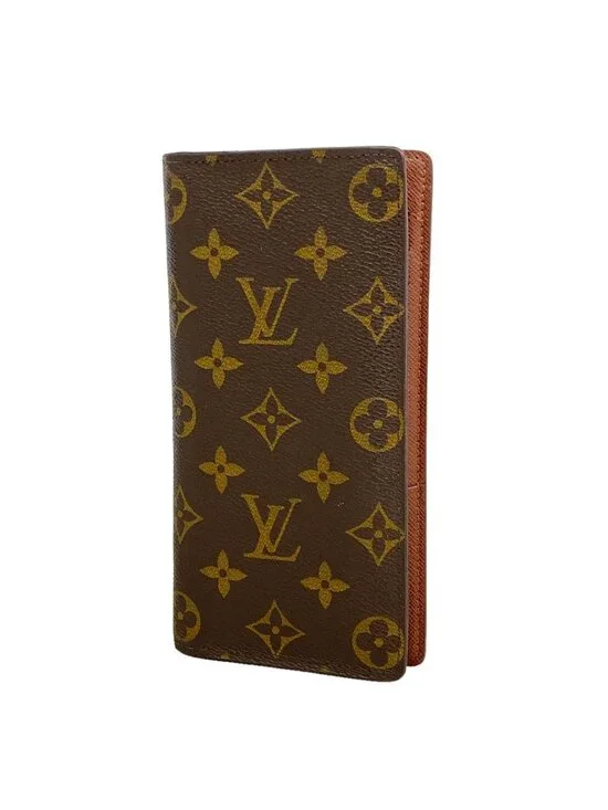 Louis Vuitton Wallet Monogram Portefeuille Brazza Brown
