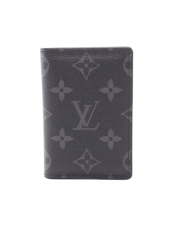 Louis Vuitton Card Case Pocket Organizer Monogram Eclipse