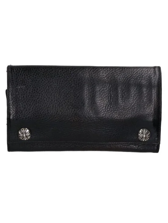 Chrome Hearts Wallet Cross Ball Button Leather