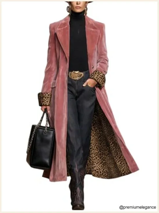Womens Oversized Long Velvet Blazer Casual Coat Winter Open Front Pockets
