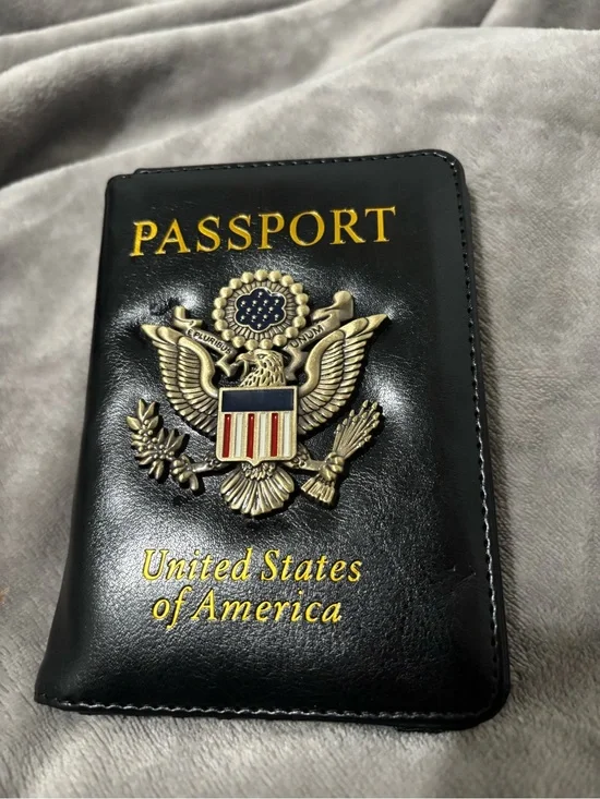 Black Passport Holder Wallet
