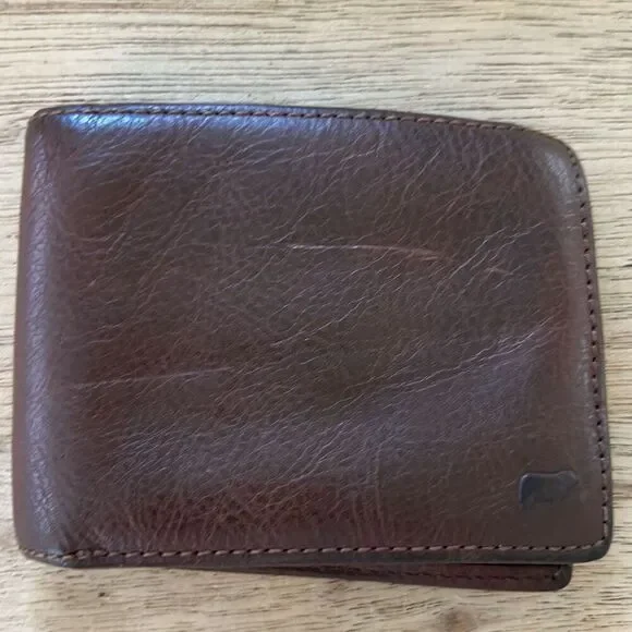 Will Leather goods brown leather men's wallet