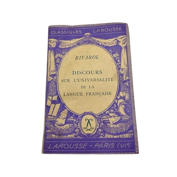 Discourse de la méthode by René Descartes French Philosophical Book. Larousse.‎