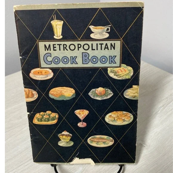 Vintage Metropolitan Life Cook Book Softcover Illustrated Mid Century Recipes