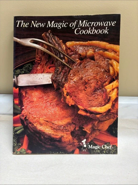 The New Magic of Microwave Cookbook - Brown Cover