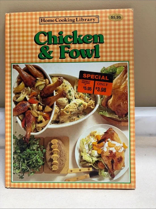 Chicken & Fowl Cookbook - Orange Check