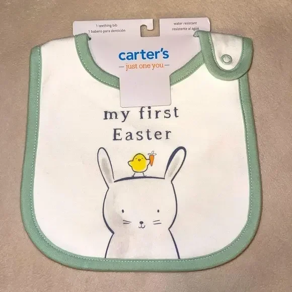 NWT Carter’s‎ “MY FIRST EASTER” Teething Bib