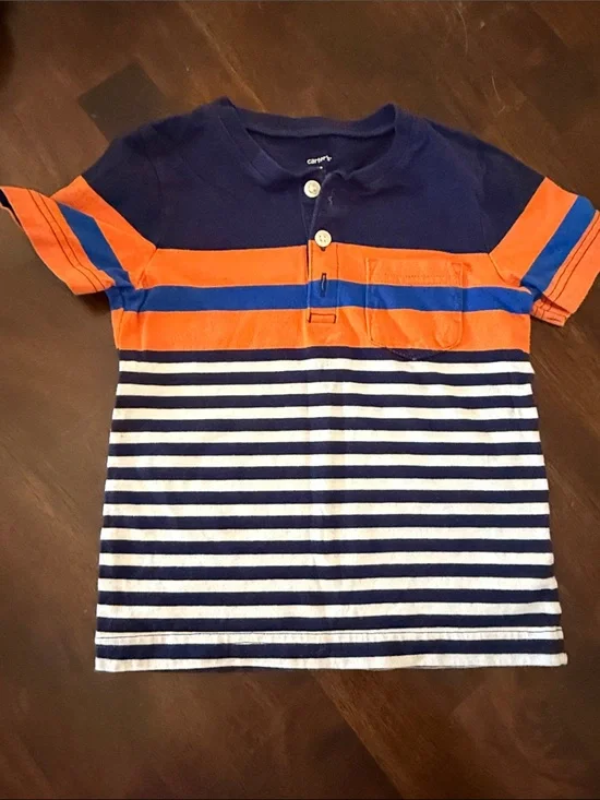 Carter's Striped Henley Tee