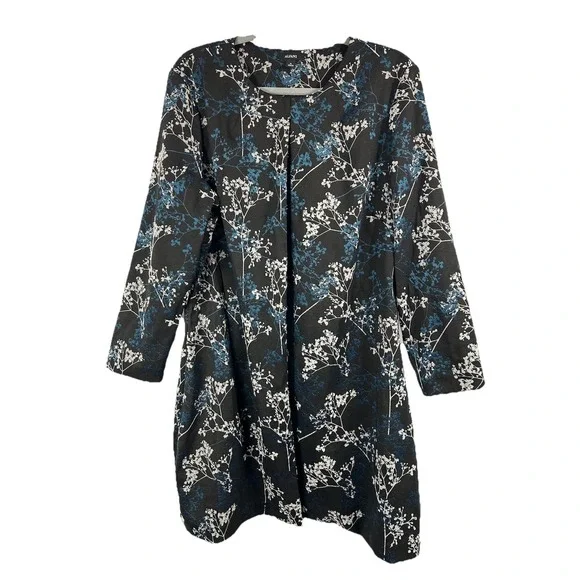 Alfani XL Floral Duster Jacket Dark Academia Whimsigoth‎ Goth Dark Cottagecore